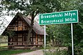 Südöstlich von Adl. Briesen gelegener Wohnplatz Brzezieński Młyn (Briesenermühle)