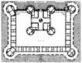 Az alaprajz Jacques Androuet du Cerceau 1576-os ábrázolásában