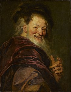 Portrait de Démocrite (1692) musée du Louvre.