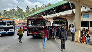 Estació d'autobusos a Nuwara Eliya