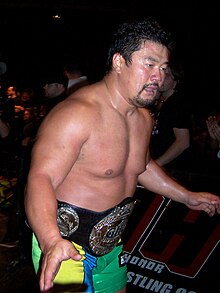 Kensuke Sasaki, vainqueur du G1 climax en 1997 et 2000.