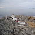 Bygningsmassen på Marstein fyr