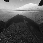 Curiosity landed on August 6, 2012 near the base of Aeolis Mons (or "Mount Sharp")[১৮]