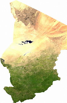 Image satellite du Tchad