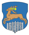 Saint Hubert's Deer, the coat of arms of the city of Grodno, Belarus