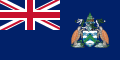 Drapeau de l'île de l'Ascension (partie de Sainte-Hélène, Ascension et Tristan da Cunha)