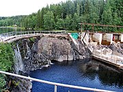 La chute de Hamekoski à Harlu.