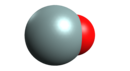 Struttura 3D a sfere Van der Waals del monossido di silicio