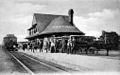 The old Coaticook station, located on the Grand Trunk railway.