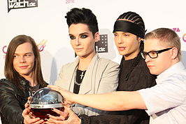 De leden van Tokio Hotel (2010)