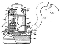 Separator mit Wasser, patentiert 1937[15]