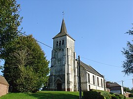 The church of Lattre-Saint-Quentin