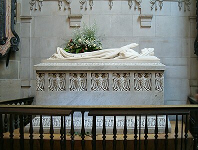 Het grafmonument van koningin Sint-Hedwig