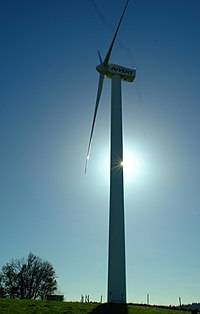 Éolienne, Mont-Soleil, Jura bernois (Berne).