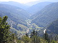 Blick vom Seebuck auf Brandenberg-Fahl im oberen Wiesental