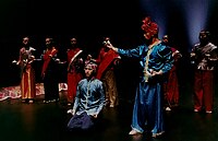 Tausūg dancers in traditional attire.