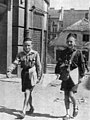 Boy-scouts acting as field post during the Uprising