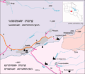 Map o Garni an the surroondin aurie.