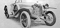 Un coche Elizalde de 1922.