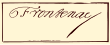 Signature de Louis de Buade (Frontenac)