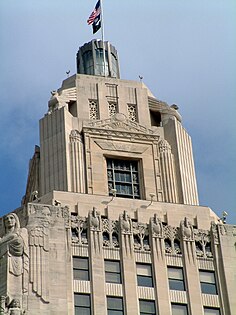 Capitólio do Estado de Louisiana em Baton Rouge, EUA (1930-32)