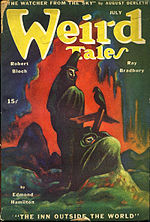 Weird Tales cover image for July 1945