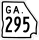 State Route 295 marker