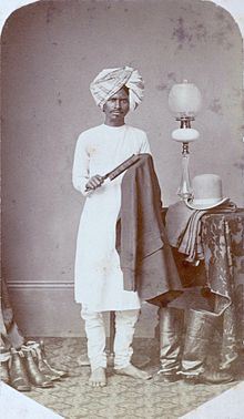 Un valletto in India, c. 1870