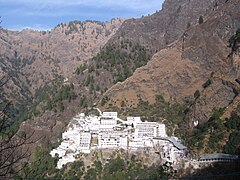 Sanctuaire de Vaishno Devi, temple dédié à la déesse Shakti.