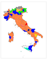 Situazione politica delle provincie prima del voto.