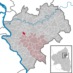 Läget för Kehlbach i Rhein-Lahn-Kreis