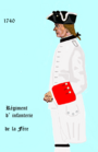 régiment de La Fère de 1740 à 1762