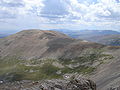 Le mont Bross vu depuis le sommet du mont Lincoln.