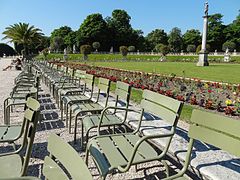 Chaises "Sénat" du Jardin du Luxembourg