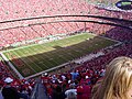 Das Arrowhead Stadium bei einem Spiel der Kansas City Chiefs