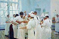 The Surgeon Evgeny Vasilyevich Pavlov in the Operating Theater (1888)