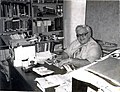 First library director, Fred Donnelly, 1974