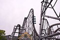 Fourth-dimension hypercoaster Eejanaika (S&S Worldwide) at Fuji-Q Highland