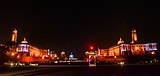 Rashtrapati Bhavan night view