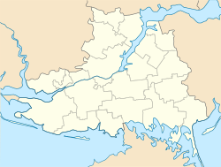 Druzheliubivka is located in Kherson Oblast