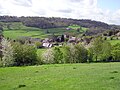 The village, viewed from Brassknocker Hill to the north-east