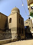 The smaller attached mausoleum, dedicated to Qaytbay's son and, later, to Gulshani