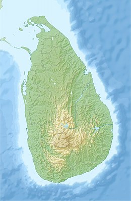 Mappa di localizzazione: Sri Lanka