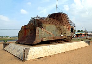 Elephant Pass bulldozer