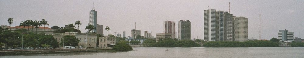 Panoramo pri la centrala quartero di Recife.