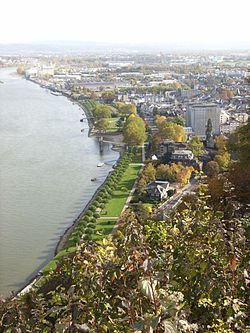 Skyline of Andernach