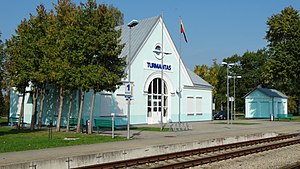 station from the platform