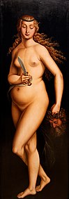 Judit kun la kapo de Holofernes, de Hans Baldung Grien, ĉirkaŭ 1525