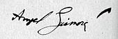 signature de Àngel Guimerà