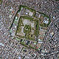 Aerial view of Sunpu Castle